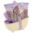 Подарочный набор "Lavender" Гель для душа, лосьон для тела, соль для ванны, мочалка-спонж Германия Артикул: 6026533 Товар сертифицирован инфо 2815q.